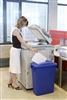FG354007BLUE - Collecteur Slim Jim Recyclage Bleu avec aeration 87 L