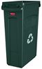 FG354007GRN - Collecteur Slim Jim vert recyclage avec aeration 87 L