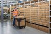 Chariot Rubbermaid transport manutention haute resistance moyen modele