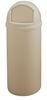 FG816088BEIG - Poubelle Rubbermaid obus Marshal 56,8 L beige