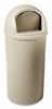 FG817088BEIG - Poubelle Rubbermaid Marshal obus beige 95 L