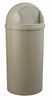 FG817088BEIG - Poubelle Rubbermaid Marshal obus beige 95 L