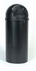 FG817088BLA - Poubelle obus Rubbermaid Marshal 95 L noir