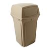 FG843088BEIG - Poubelle conteneur Rubbermaid Ranger 132,5 litres Beige