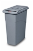 Poubelle Slim Jim Rubbermaid avec securite Documents confidentiels