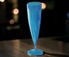 Flute jetable champagne bleu 13 cl