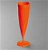 Flute jetable champagne orange 13 cl