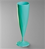 Flute jetable champagne turquoise 13 cl