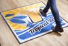 Tapis entrée logo 115x300 cm jet print