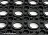 Dalle modulable caillebotis caoutchouc