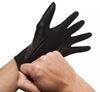 Gant jetable nitrile noir non poudré par 100