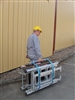 Echafaudage valise pliant aluminium hauteur travail 4 m