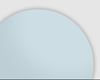 Nappe ronde jetable D240 gris non tissé par 12