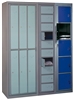 Armoire distributeur de linge 1 colonne de 2x3 cases verticales