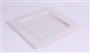 Sous assiette plastique carree nacre par 72