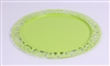 Sous assiette plastique ronde anis par 72