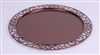 Sous assiette plastique ronde chocolat par 72
