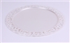 Sous assiette plastique ronde nacre par 72