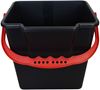 Seau chariot menage 6L rouge