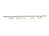 Support fixe balai mural sur rail 90cm
