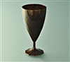 Verre jetable cristal à vin 15 cl chocolat