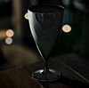 Verre jetable cristal à vin 15 cl noir