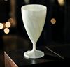 Verre jetable cristal à vin 15 cl nacre
