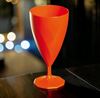 Verre jetable cristal à vin 15 cl orange