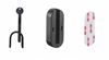 Kit de fixation mural pour distributeur rond noir