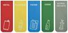 Poubelle cuisine HACCP 30 L jaune pedale