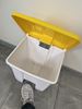 Poubelle cuisine HACCP 30 L jaune pedale