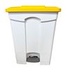Poubelle cuisine HACCP 45 L jaune pedale