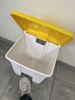 Poubelle cuisine HACCP 45 L jaune pedale