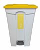 Poubelle cuisine HACCP 45 L jaune pedale