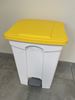 Poubelle cuisine HACCP 70 L jaune pedale