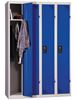 Vestiaire metallique industrie propre colonne depart