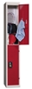 Vestiaire multicases 2 cases superposees colonne depart Larg 300mm