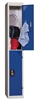 Vestiaire multicases 2 cases superposees colonne depart Larg 300mm