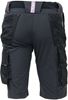 Bermuda de travail femme fuchsia/gris Mercury