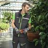 WFU280RL - Bermuda de travail gris asphalte/vert Ares