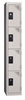 Vestiaire multicases 4 cases superposees 1 colonne Larg 400mm