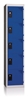 Vestiaire multicases 5 cases superposees 1 colonne Larg 400mm
