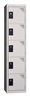 Vestiaire multicases 5 cases superposees 1 colonne Larg 400mm