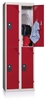 Vestiaire multicases 2 cases superposees 2 colonnes Larg 300mm