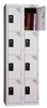Vestiaire multicases 4 cases superposees 2 colonnes Larg 400mm