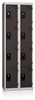 Vestiaire multicases 4 cases superposees 2 colonnes Larg 400mm