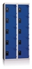 Vestiaire multicases 5 cases superposees 2 colonnes Larg 400mm