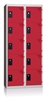 Vestiaire multicases 5 cases superposees 2 colonnes Larg 400mm