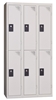 Vestiaire multicases 2 cases superposees 3 colonnes Larg 300mm