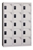 Vestiaire multicases 5 cases superposees 3 colonnes Larg 400mm